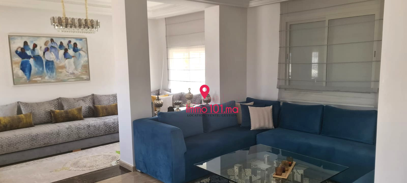 Location villa meublée avec vue sur mer à Harhoura ZLLVM2470